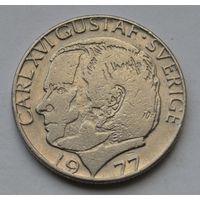 Швеция, 1 крона 1977 г.