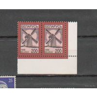 1998 Беларусь стандарт 200 рублей мельница MNH ** угол