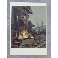 1958. соцреализм. Ветрогонский. У стрелки