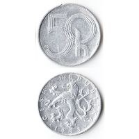 50 геллеров Чехия 1993 года