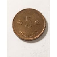 Финляндия 5 пенни 1922