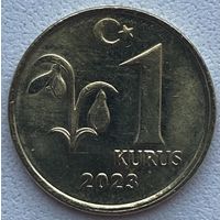 Турция 1 куруш 2023 г.