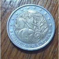Италия, 2 евро 2005 года, Годовщина европейской конституции
