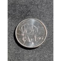 Зимбабве 1 золотой 2024 Unc