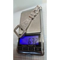 С 1 РУБЛЯ ! СЕРЕБРО ОТКРЫВАЧКА ПИВО 63,2 гр. 925 проба ИНДЕЙЦЫ БОГИ МАЙЯ