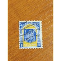 1956 французская колония Алжир  герб (5-3)