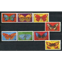 Экваториальная Гвинея - 1979 - Бабочки - (ном. 30 с пятном) - полная серия - 8 марок. MNH.  (Лот 59Js)-T25P34