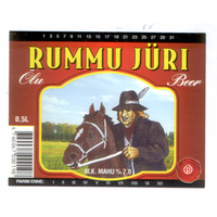 Этикетка пива Rummu juri Эстония Ф967