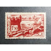 Марка Марокко 1940 год Местные мотивы