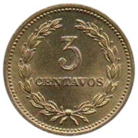 РЕСПУБЛИКА ЭЛЬ САЛЬВАДОР 3 СЕНТАВО 1974