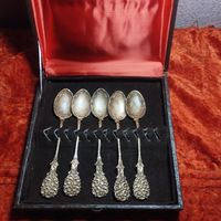 Ложки сувенирные. Латунь, позолота. СССР