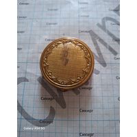Пудреница латунь с зеркальцем