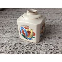 Чайница фарфор ЛФЗ цветы