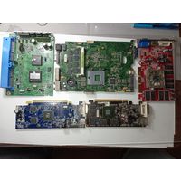 Платы с радиодеталями  5 шт . С рубля .