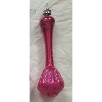 Ёлочная игрушка ваза фосфорная краска