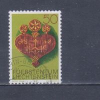 [2406] Лихтенштейн 1980. Культура.Искусство.Резьба по дереву. Гашеная марка.