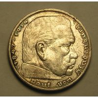 Германия 5 Рейхсмарок 1936 F