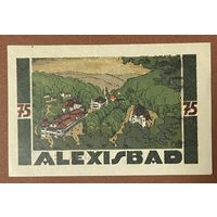 Нотгельд , 75 пфеннигов, Гарцгерод, 1921 год. Веймарская республика