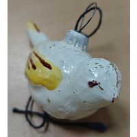 Елочная игрушка птичка-невеличка. СССР