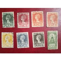 Нидерланды 1923 25-летие царствования королевы Вильгельмины+1 перфин