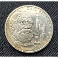 10 марок 1988 Германия 100 лет со дня смерти Карла Фридриха Цейса! Серебро 15,5 грамма 625 пробы 0,311 унции! ВОЗМОЖЕН ОБМЕН!