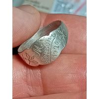 Перстень,серебро,с датой