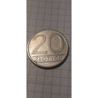 20 злотых Польша 1986 год