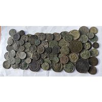Сборный лот монет российской империи. 120 шт. 720гр