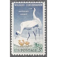 1957  Охрана дикой природы: "Американский журавль"  США