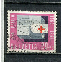 Швейцария - 1963 - Красный крест 20+10С - [Mi.777] - 1 марка. Гашеная.  (Лот 32HX)-TG3P38