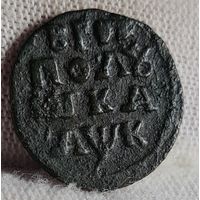 Полушка ВРП 1720 года, год буквами, ХОРОШАЯ!
