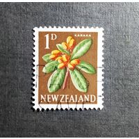 Марка Новая Зеландия 1967 год Цветы