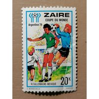 Марка Заир, ЧМ по футболу в Аргентине 1978 г.