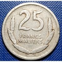 Мали 25 франков 1961 г.