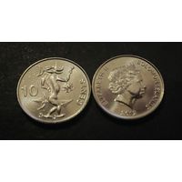 Соломоновы Острова 10 центов 2012 Королева Елизавета II Бог моря Нгориеру UNC