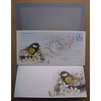 2009 г. Почтовый набор ХМК Беларусь с бумагой. Синичка. З. 8560-09 .