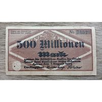Werty71 Германия 500000000 марок 1923 500 миллионов банкнота Херне
