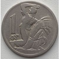 Чехословакия 1 крона 1922 г.