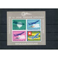 Того. Авиация. Основание авиакомпании Air Togo. Беззубцовый блок