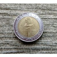 Werty71 Нигерия 1 найра 2006 год Памяти Герберта Маколея