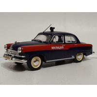 ГАЗ-21 Волга, милиция СССР. 1/43. Полицейские машины мира.