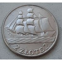 2 злотых, Польша 1936 г.