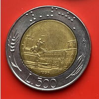 35-04 Италия 500 лир 1990 г.