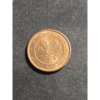 Германия 2 евроцента 2022 J