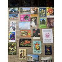 Календарики.цена за все.