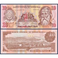 Гондурас, 10 лемпир 2010 г., P-86e (BL, президент Хосе Кабаньяс), UNC