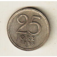 Швеция 25 эре 1943