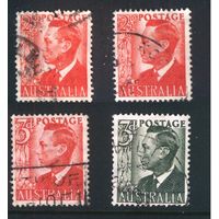 Австралия - 1950 [Mi. 200-203] Гашеная (AU02)