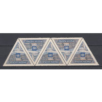Непал. 1955. Блок из 5 марок. Michel N 97 (50,0 е).