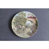 Тарелка коллекционная настенная [Англия, Wedgwood, Через канал, Bradex #26-W90-45.1] D=20см.